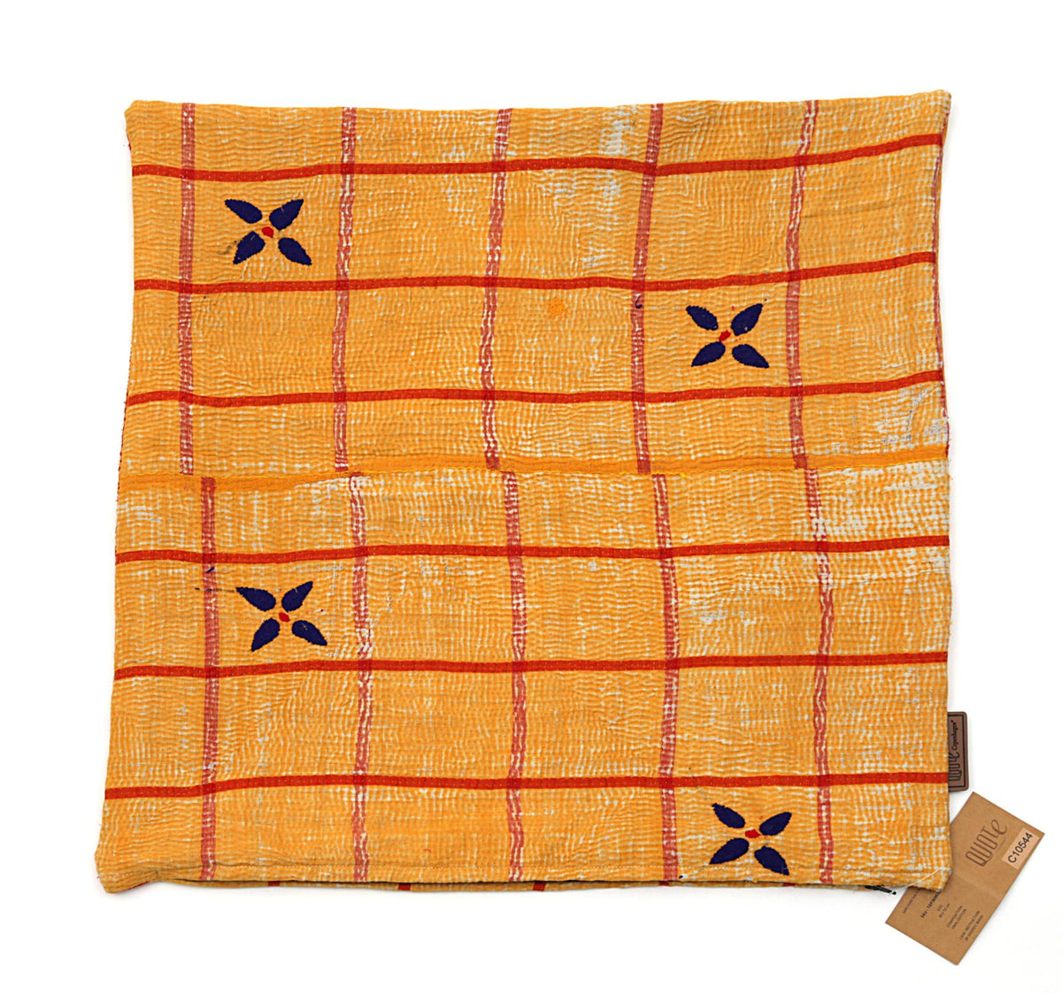 Sari Cushion Cover 50x50 – Gold & Red