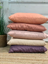 Linen pillow - Coral