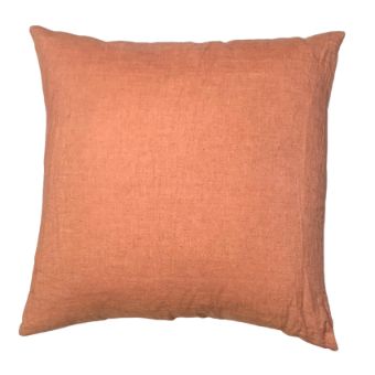 Linen pillow - Coral