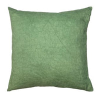 Leather pillowcase - Sage