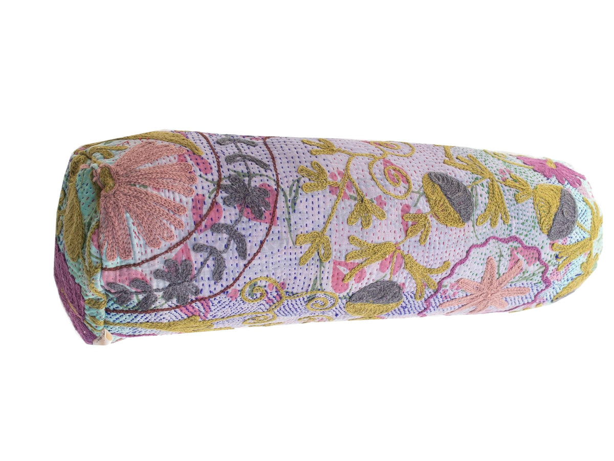 Suzani Bolster Cover Ø20x60