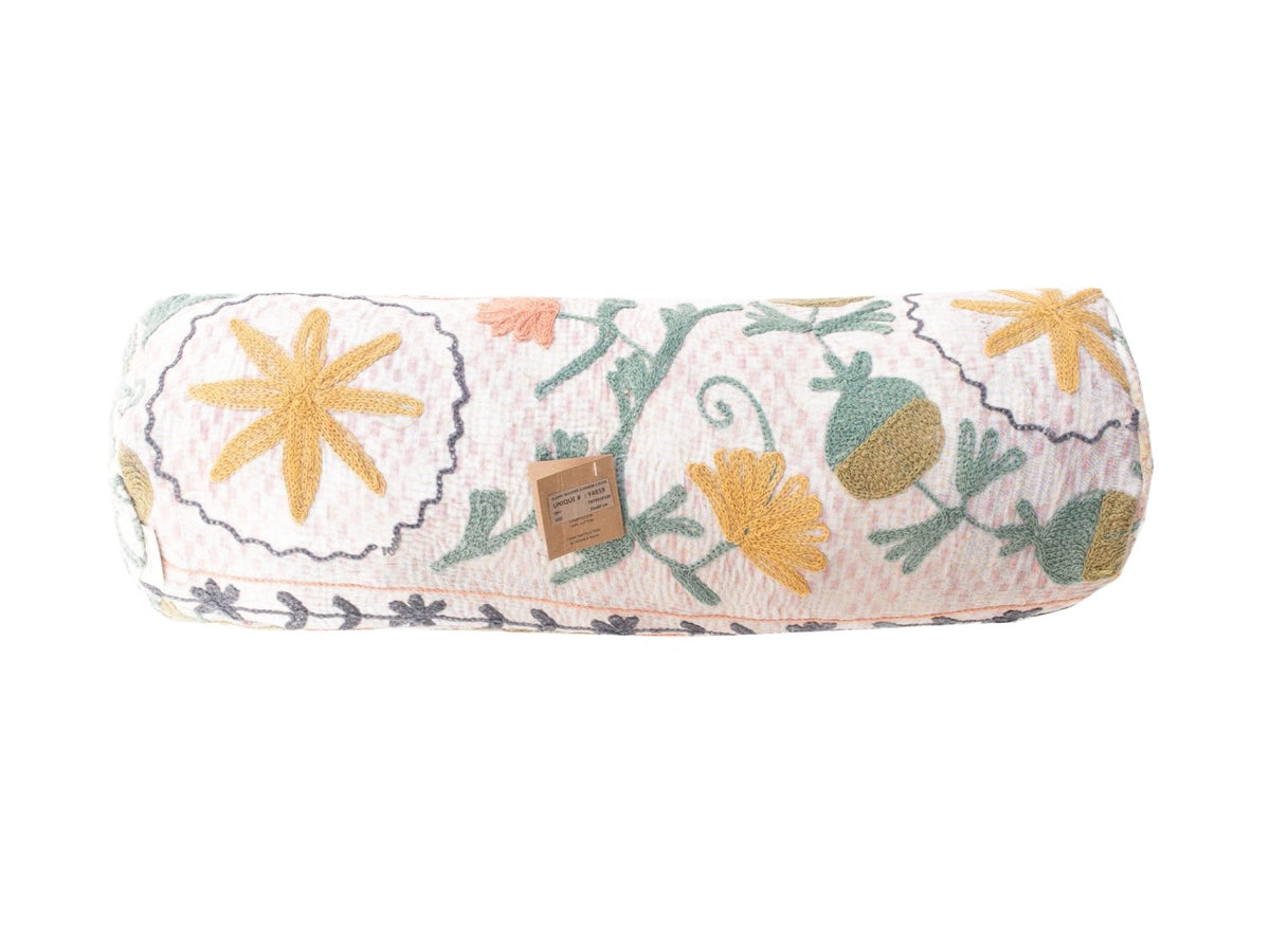 Suzani Bolster Cover Ø20x60