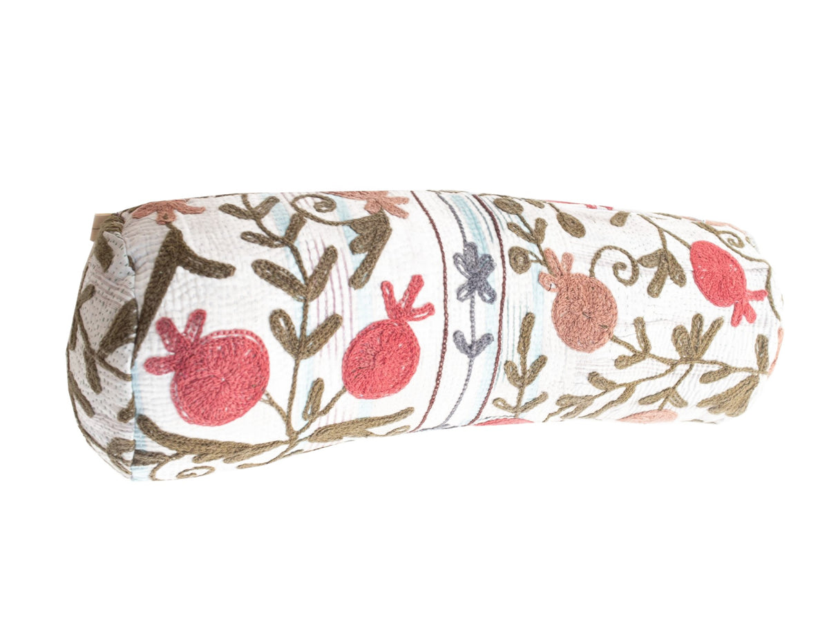 Suzani Bolster Cover Ø20x60