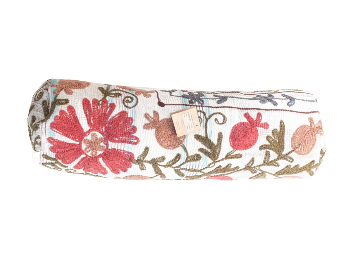 Suzani Bolster Cover Ø20x60