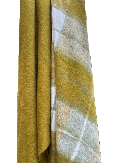 Olive Winter Plaid Quote Copenhagen